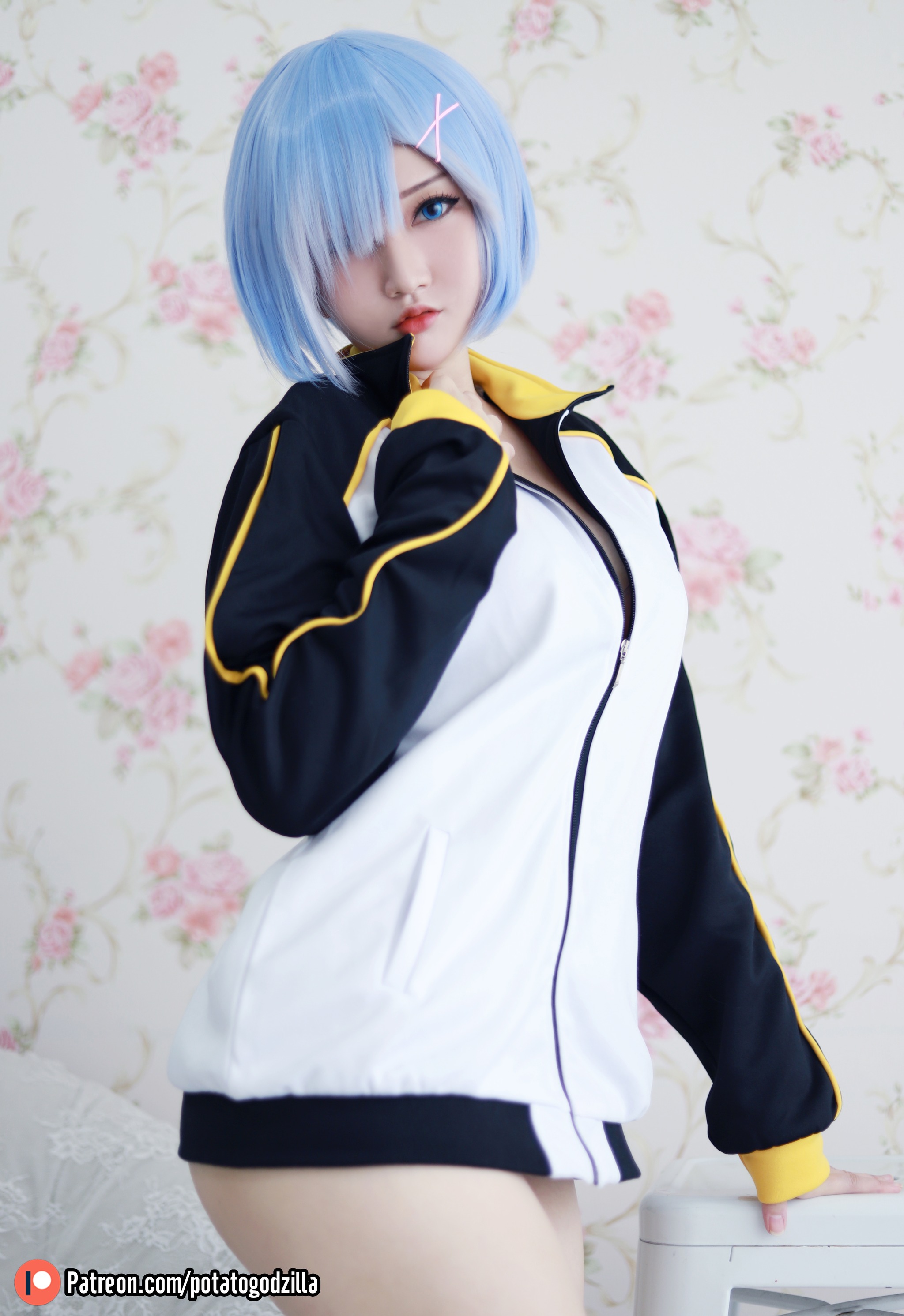 图片[1]-Potato Godzilla – NO.029 Rem In Subaru Jacket [34P]-XikXak